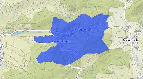 Bodenrichtwertkarte Knittlingen Freudenstein Hohenklingen